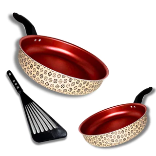 Kit Frigideira 18 E 20 Funda Rotoprint Antiaderente Espátula em Oferta na Shopee