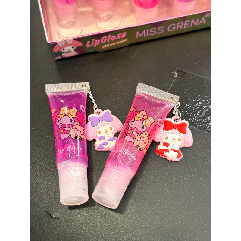 Lip Gloss - Melody Miss Grena Gloss fofo infantil Brilho labial ...