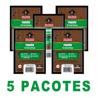 5 Unidades, 500 Sleeves / Shields Padrão Bucaneiros Pokemon Magic KPop Central Photocard Figurinha