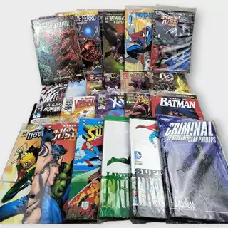 Saldão HQ's Quadrinhos Geek Homem de ferro Homem Aranha Marvel e DC Novo Super herois