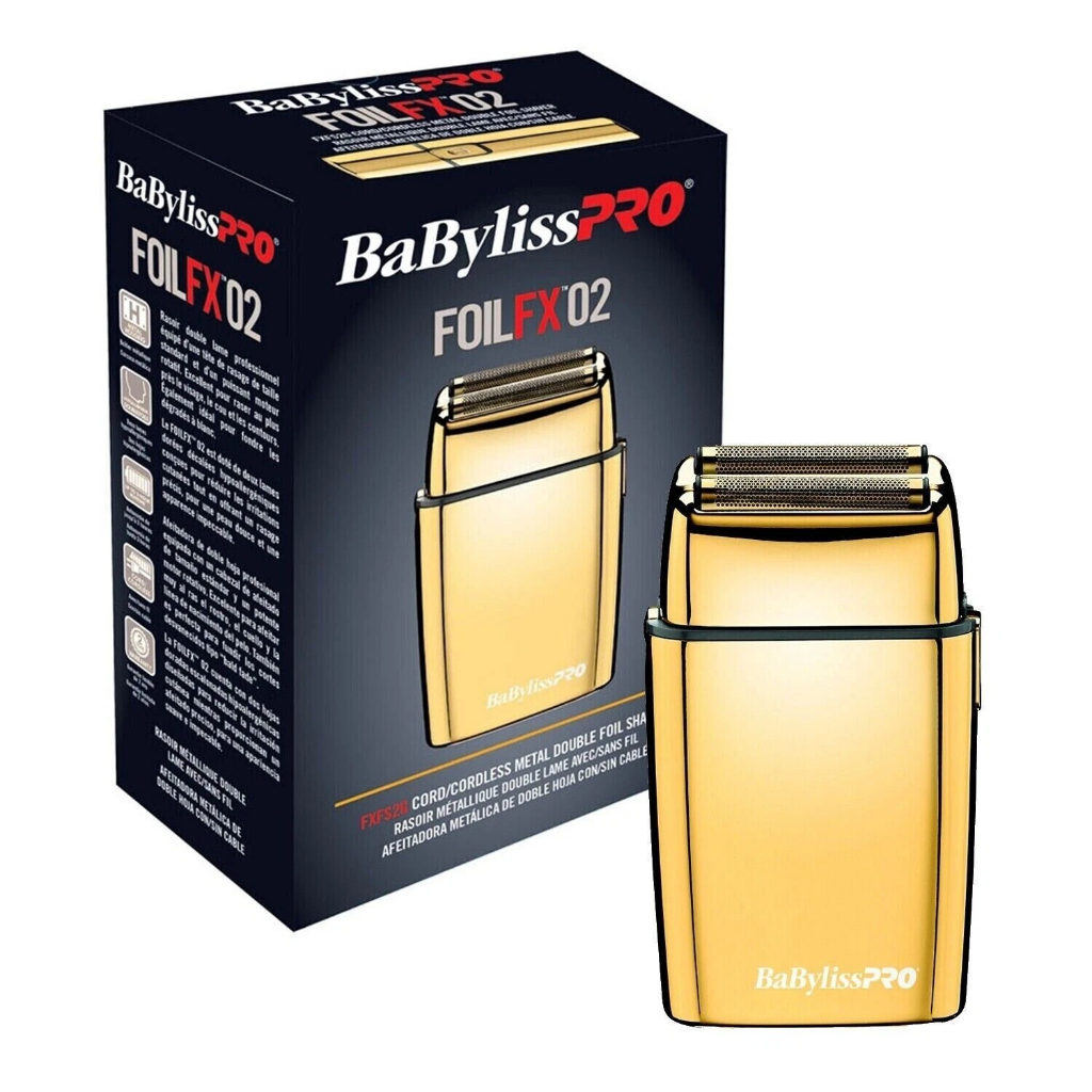 Barbeador Metalico Shaver Foil Fx 02 Gold BabylissPro Cordeless