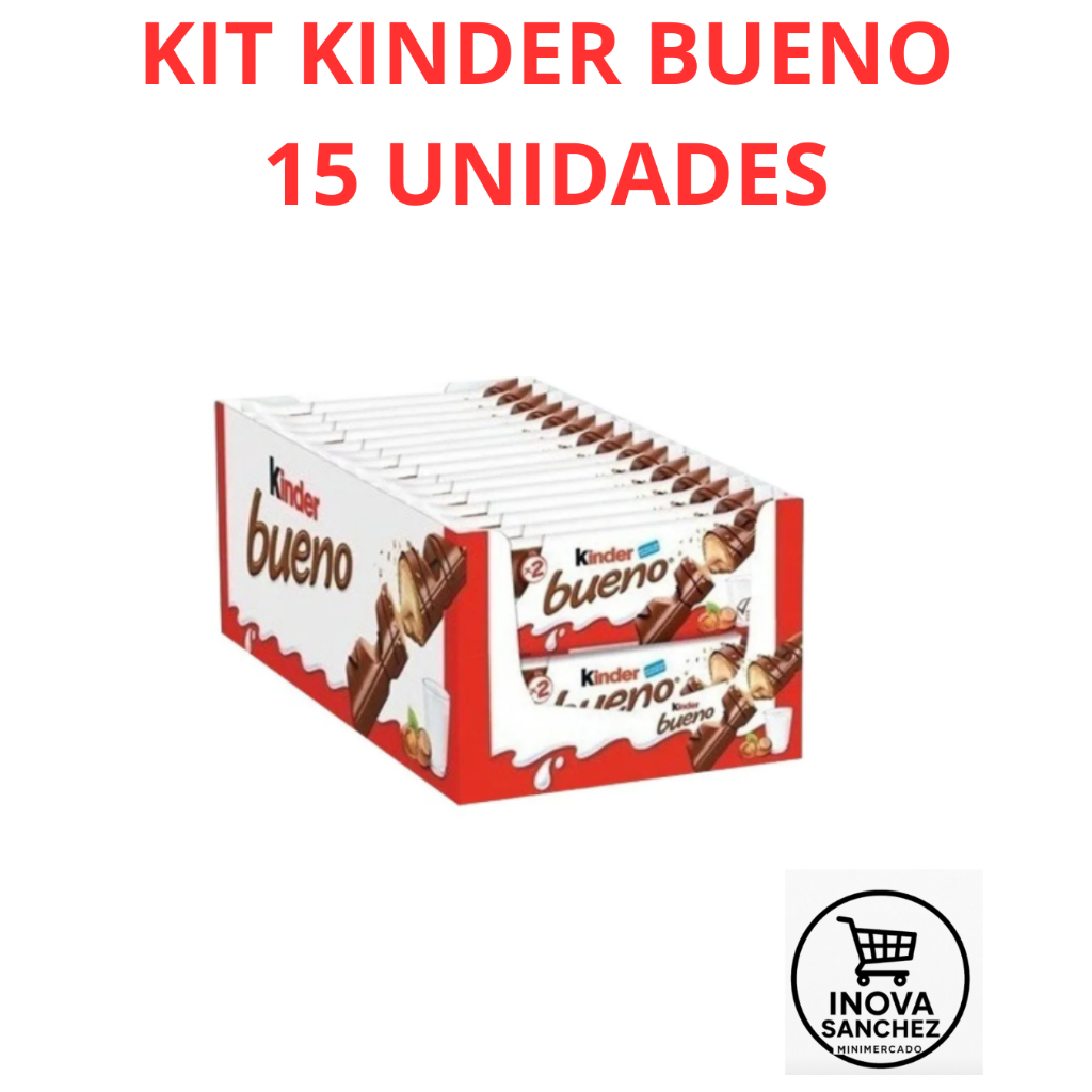 KIT KINDER BUENO - CHOCOLATE KINDER | Shopee Brasil