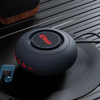 Caixa de Som Bluetooth 5.3 com Ventosa para Banheiro - Subwoofer Pequeno Sem Fio