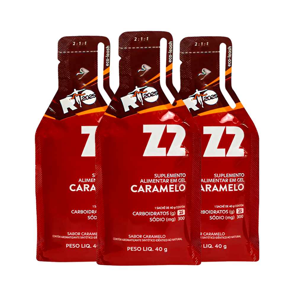 Z2 Performance Kit 3x Sachês 40g Cada Energy Gel Z2 Linha Everyday