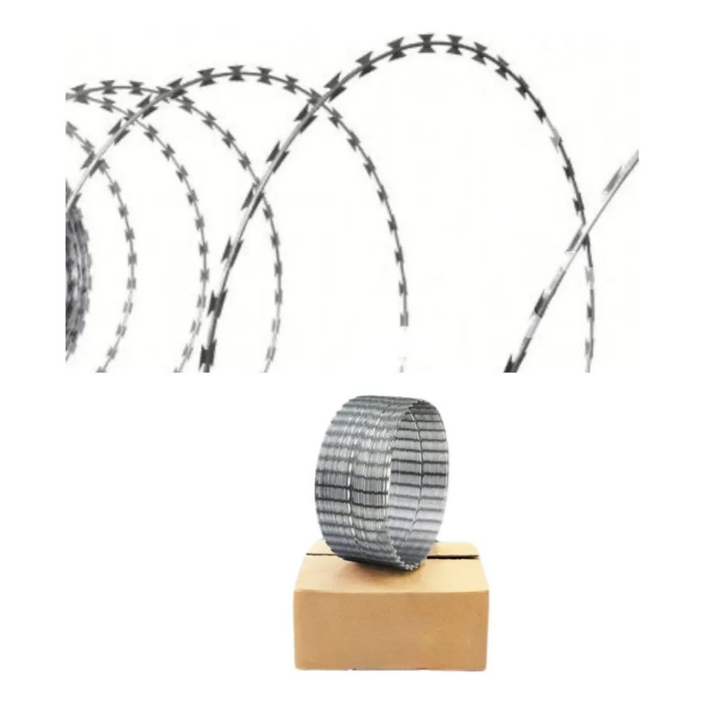 Concertina Simples 30 Cm- Kit Completo Para Instalação | Shopee Brasil