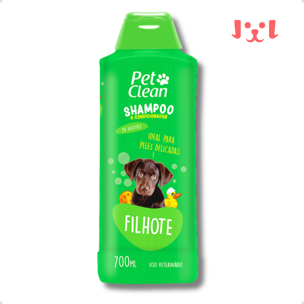 Shampoo e Condicionador Pet Shop para Cachorro e Gato Pet Clean ...