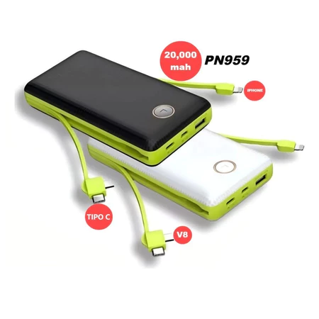 Carregador Portátil Bateria Power Bank 20000mah PN 959