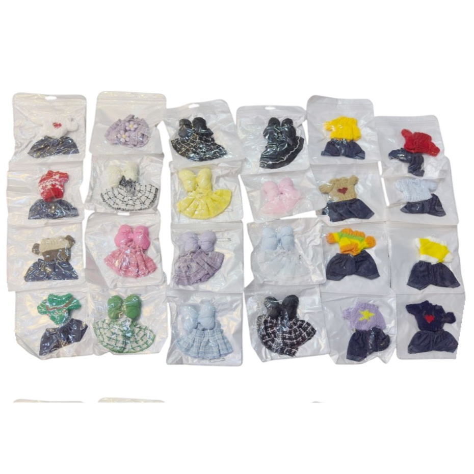Roupa Variada Conjunto Para Labubu 17 CM Roupinhas Estilosas Somente As ...