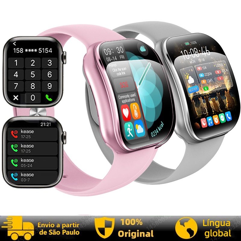 Nova Smartwatch BW10 MINI 38mmSérie 10 Relógio Inteligente Esportivo À ...
