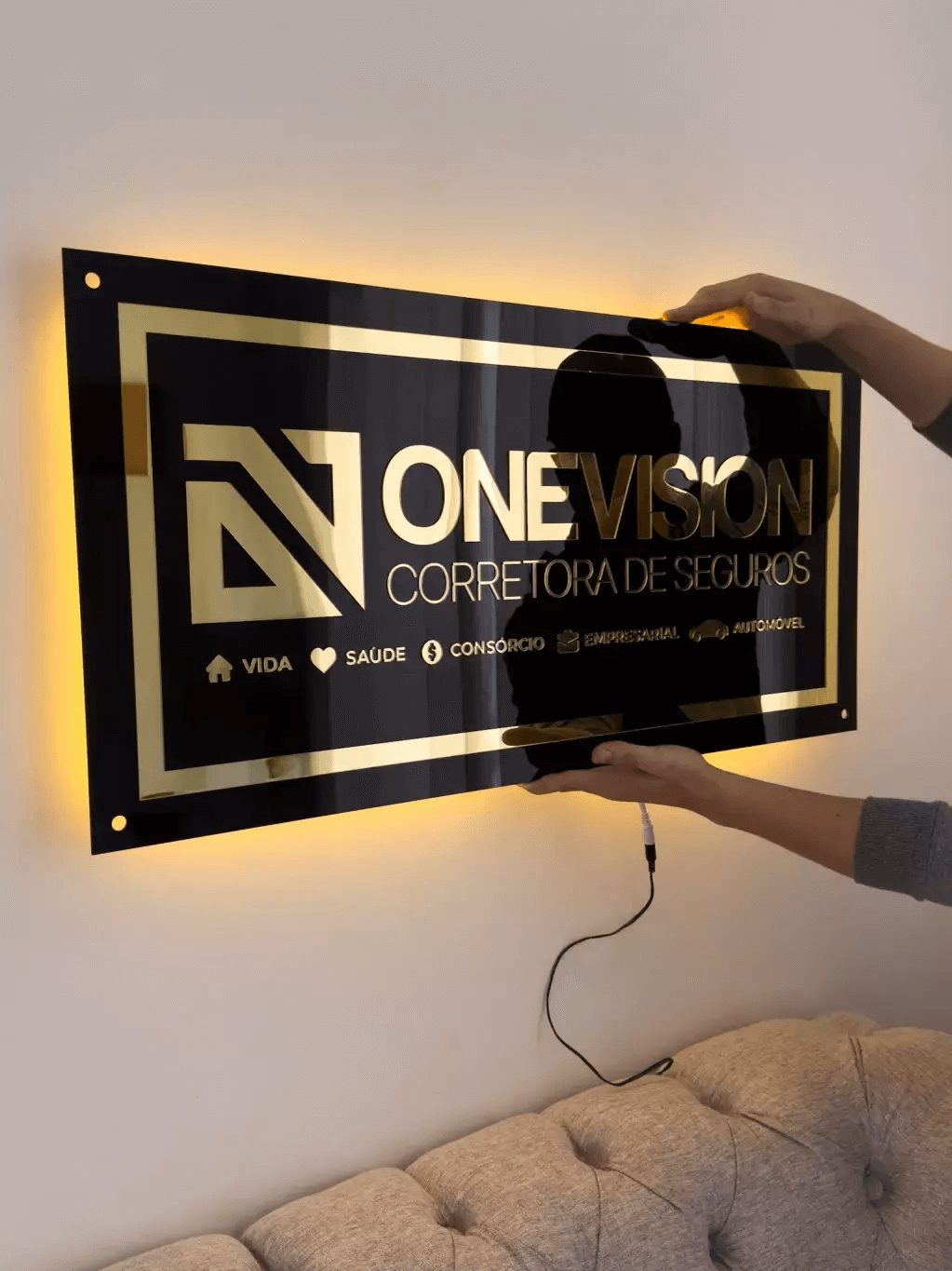 Letreiro com LED - 100% Acrílicos Personalizados | Shopee Brasil