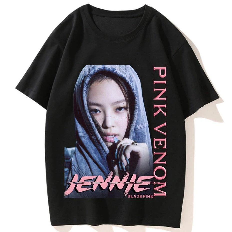 Camiseta T-shirt Unissex Blackpink Integrantes Pink Venom | Shopee