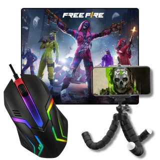 Kit Office Gamer Completão Mouse Pad Suporte de Celular Kit Empresa em Oferta na Shopee