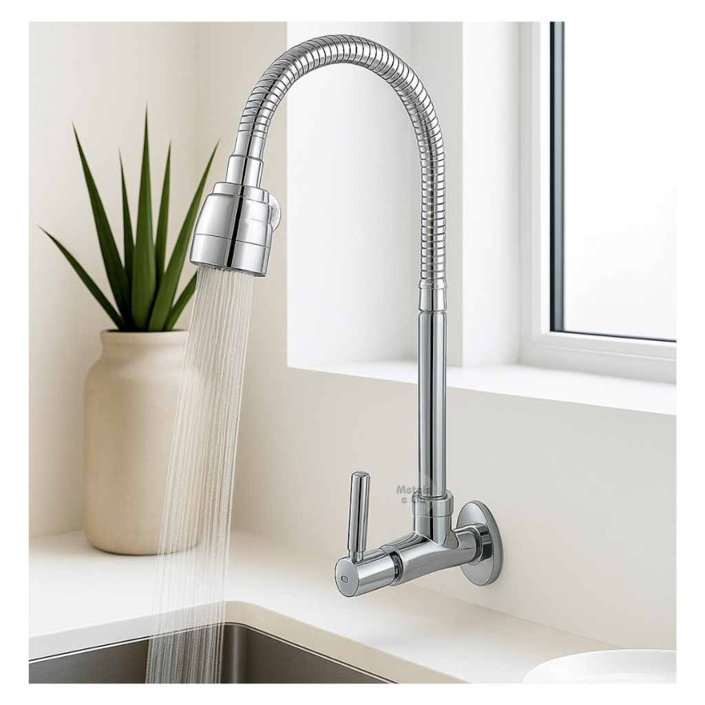 Torneira Cozinha Parede Sem Filtro Tubo Gourmet