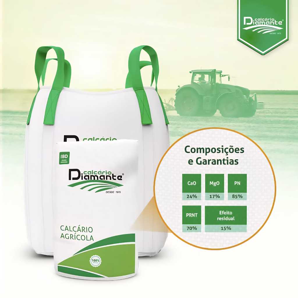Fertilizante Calcário Dolomito Correção de solos Nutrição Plantas 10 ou ...