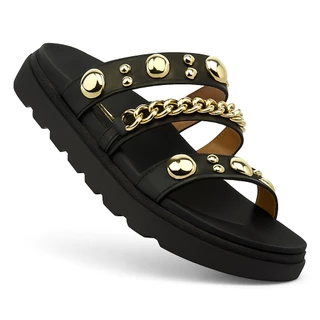 Sandália Vizzano Papete Feminina Tiras Tendência Moda 6510 Preto em Oferta na Shopee