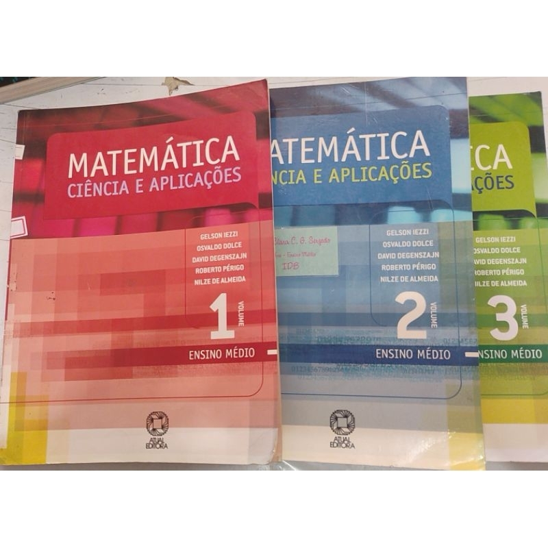 Matemática Ciências E Aplicações Volumes 1 2 3 Aluno 5° Edição | Shopee ...