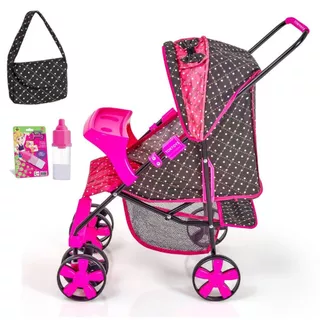 Carrinho De Bonecas Milano Reborn Alive Oliveira + acessorios em Oferta na Shopee
