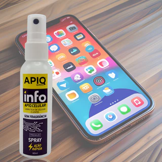 Limpador Para Celular/smartphone - Spray 60ml - Neutro - kit com 3 unidades