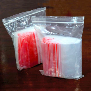 100 Saco Zip Hermético Abre E Fecha Saquinho embalagem Plástico Para Freezer e Geladeira