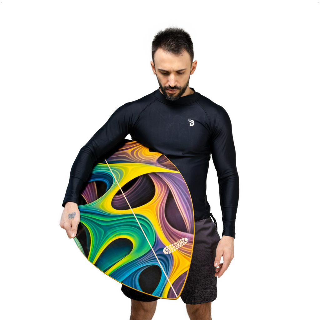 Prancha Skimboard Sonrisal Raso Surf Madeira Naval 96cm | Shopee