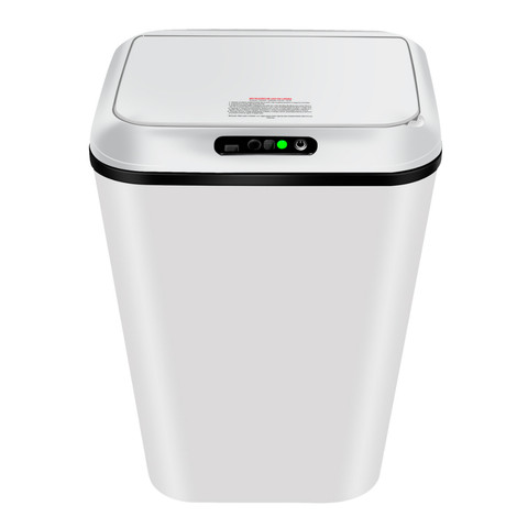 Lixeira Sensor Automática Inteligente de Banheiro Cozinha Escritório Capacidade 16 Litros — foto 1 — Achou Levou Brasil