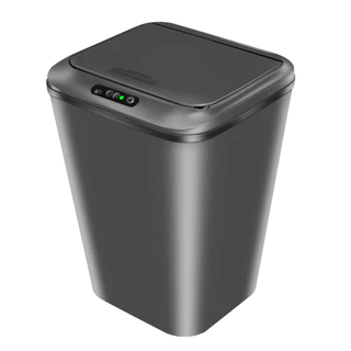 Lixeira com Sensor Automático Inteligente Abre Fácil em Toque Cesto Lixo Casa 16 Litros