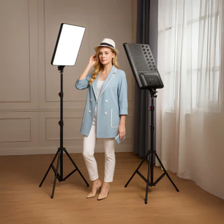 Kit Ring Light Luminária 16 Pol Led Iluminador Com Tripé 2,10 Profissional Estudio Portátil