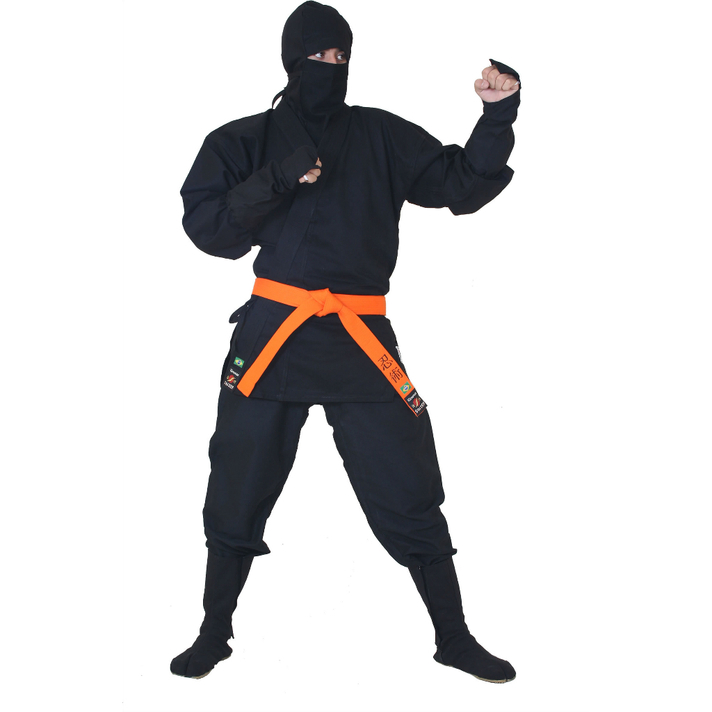 Kimono para Ninja/Ninjutsu Oxford Modelo Básico Preto - Shizen Kimonos ...