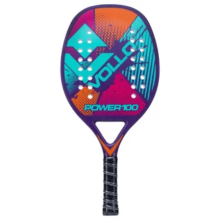 Raquete de Beach Tennis Power 100 Roxa Vollo em Oferta na Shopee