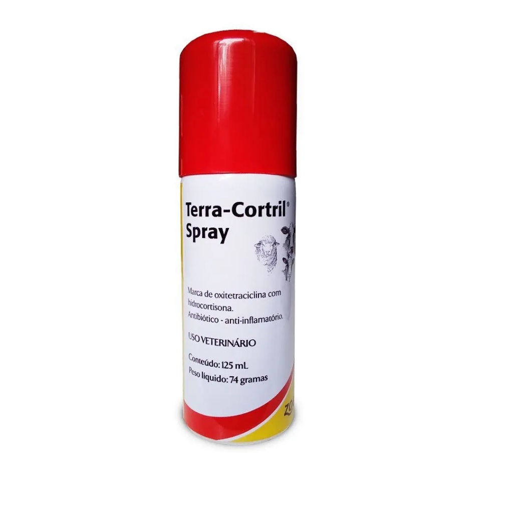 Terra-Cortril Spray Antibiótico e Anti-inflamatório Tópico Spray ...