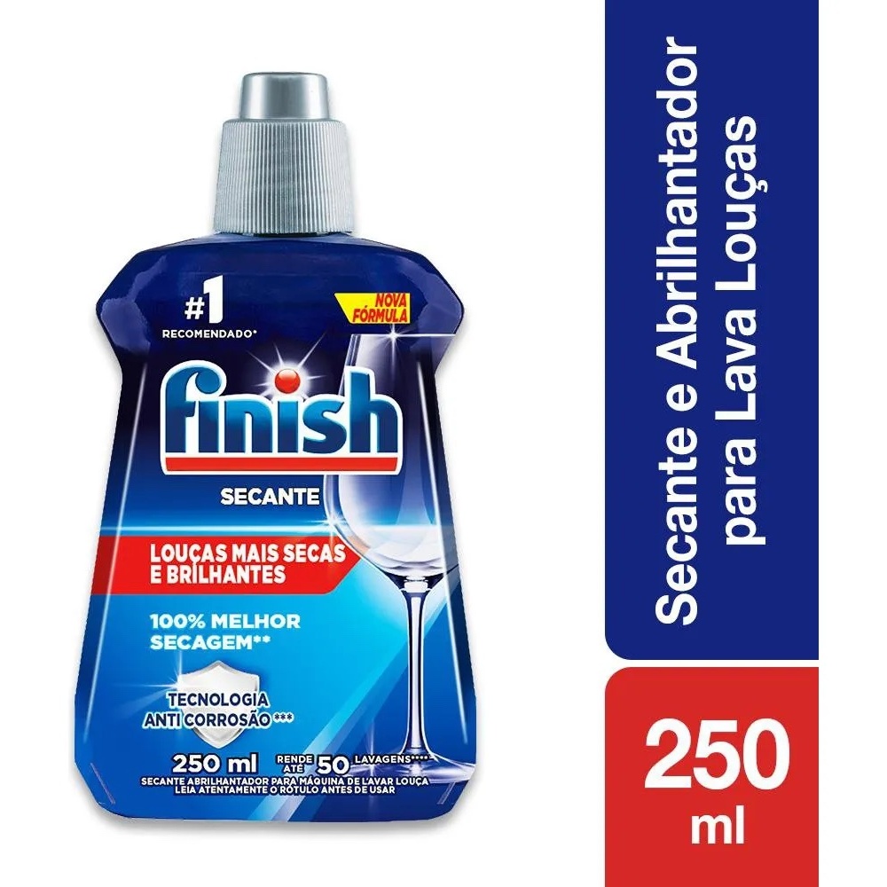 Secante Para Lava-louças Finish Abrilhantador 250ml