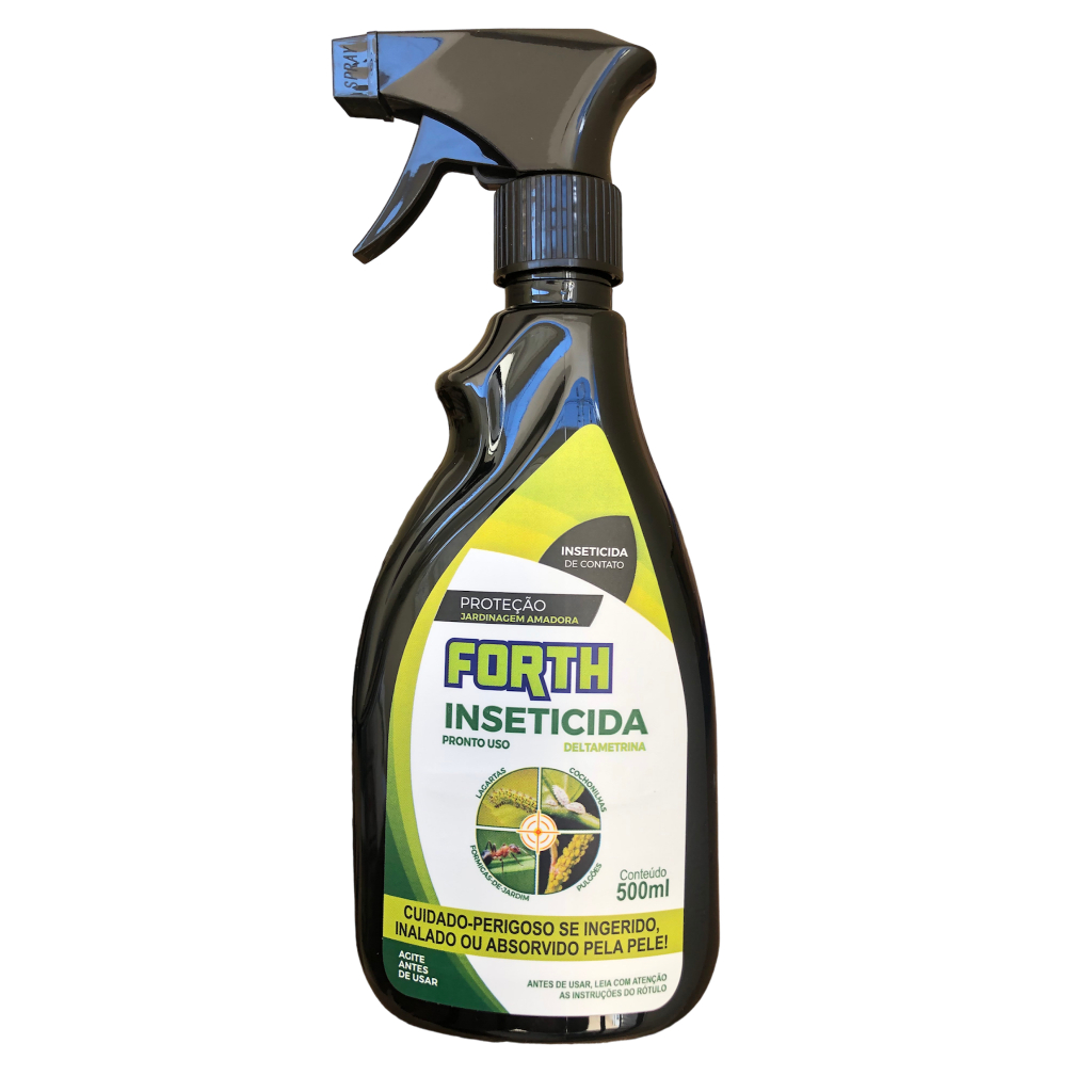Forth Inseticida 500ml - Pronto uso Eficaz Pulgões Cochonilhas Insetos ...