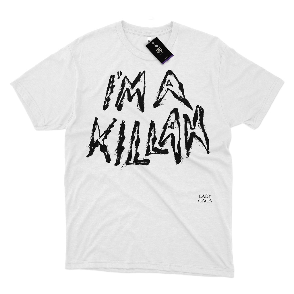Lady Gaga KILLAH LACED（スカルデザイン）Tシャツ XL Camiseta Lady Gaga I'm A Killah Mayhem Ball 100% Algodão | Shopee