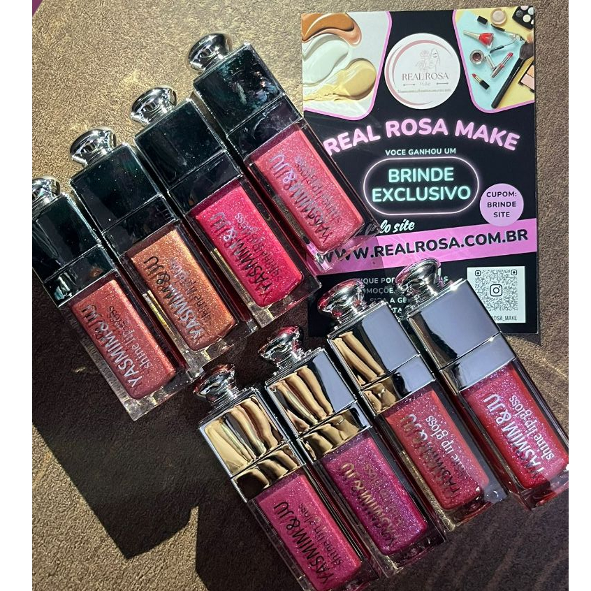 Lip Gloss com Brilho Nude Sweet Yasmim e Ju - InspiraçãLabialo