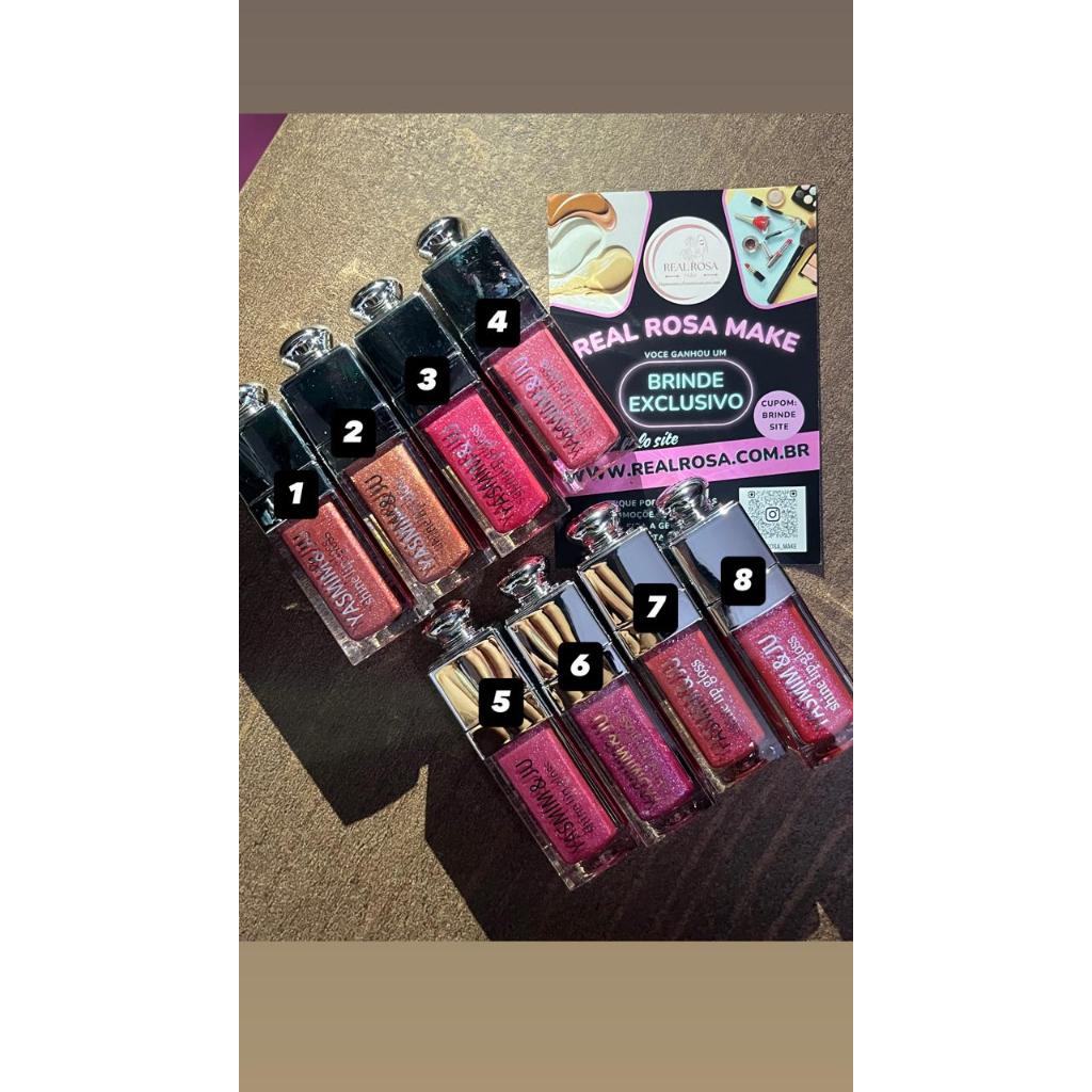 Lip Gloss com Brilho Nude Sweet Yasmim e Ju - InspiraçãLabialo
