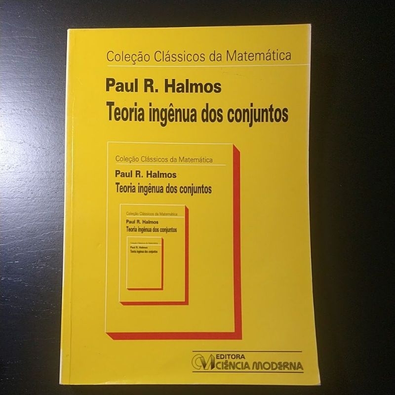 Teoria ingênua dos conjuntos (Paul R. Halmos) | Shopee Brasil