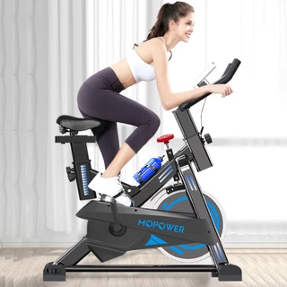 Bicicleta Spinning Profissional 15kg Roda Inércia - Suporta 150kg  | Display Digital | Silenciosa | Altura Ajustável em Oferta na Shopee