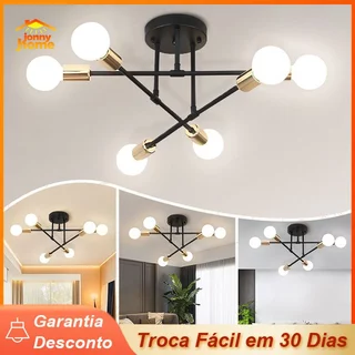 Lustre luminária Teto Moderno Lâmpada De luminária para teto sala de jantar quarto e cozinha