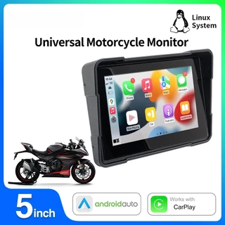 multimidia motocicleta 5"–CarPlay & Android Auto Wireles Navegação a bordo