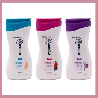 Hidratante Creme Corporal Monange 200ml em Oferta na Shopee