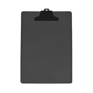 Prancheta Acrimet Oficio A4 Plastica Transparente Prendedor Plastico Resistente 131 (Preta Preto)