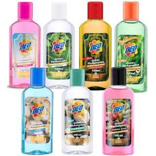 Limpador Perfumado Concentrado de Pisos e Aromatizante de Ambientes Deoline Gotas Perfumadas 140ml em Oferta na Shopee