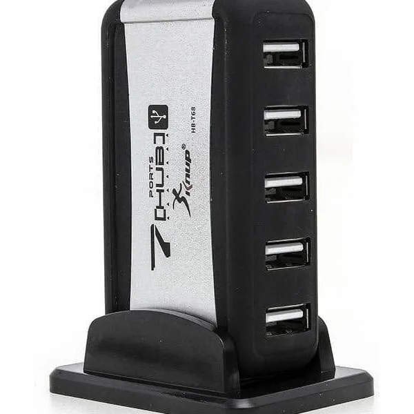 Hub Usb Para Computador Pc Note 7 Portas Com Fonte Externa