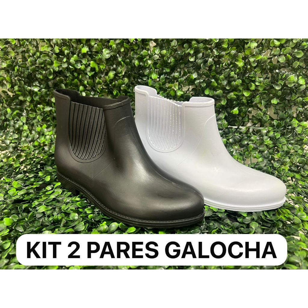 KIT PARES GALOCHA IMPERMEAVEL LIMPEZA BOTA BOTINHA BOTINA