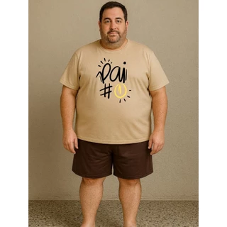 Pijama Masculino Personalizado Básico Liso Super Confortável Camisa Leve Dia Dos Pais em Oferta na Shopee