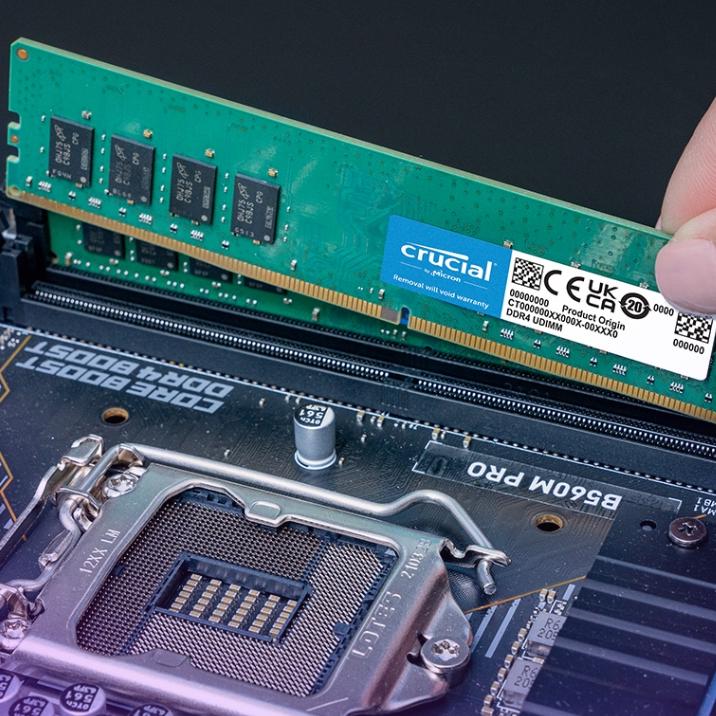 Memória Crucial DDR4 16GB 2666MHz CT16G4DFRA266 DESKTOP