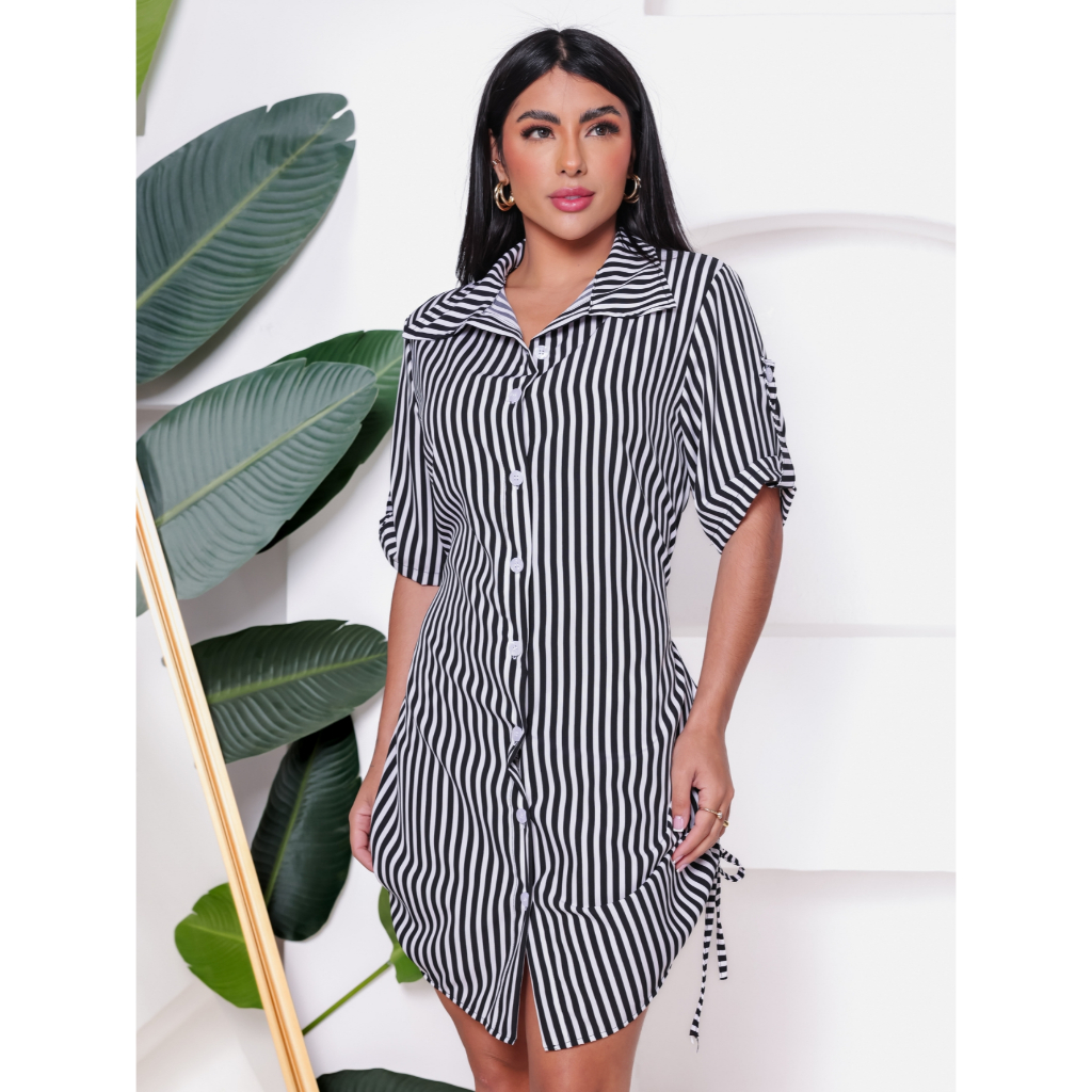 vestido chemisier em Promoção na Shopee Brasil 2025