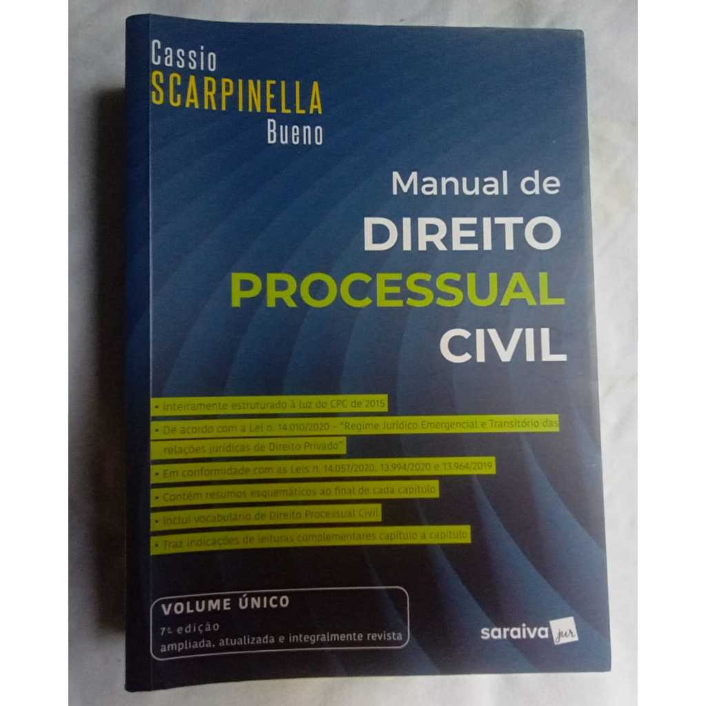 Manual De Direito Processual Civil - Cassio Scarpinella Bueno - 7a ...