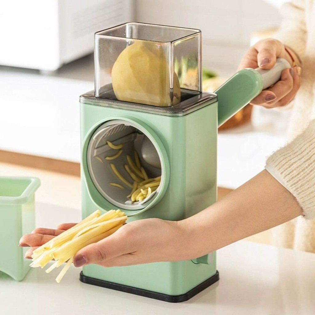 Processador De Alimentos Manual Cortador Ralador Picador Fat
