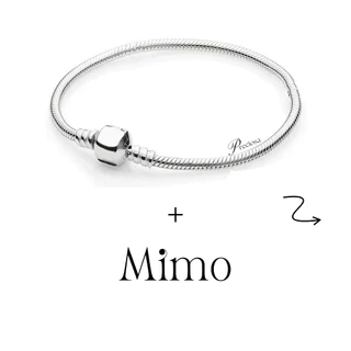 Pulseira para berloques fecho simples trava simples antialergica